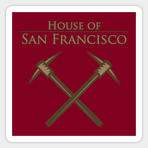 House of San Francisco Magnet by SteveOdesignz